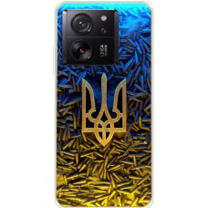 Чохол для Xiaomi 13T / 13T Pro MixCase патріотичні Тризум серед куль