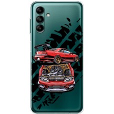 Чохол для Samsung Galaxy A04S (A04S) MixCase машини red car