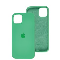 Чохол для iPhone 13 / 14 Square Full silicone м'ятний / spearmint