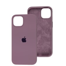 Чохол для iPhone 13 / 14 Square Full silicone black currant