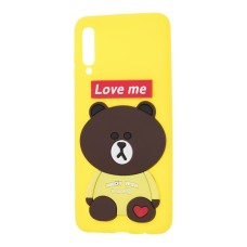 Чохол для Samsung Galaxy A50 / A50s / A30s ведмедик "Love Me" жовтий