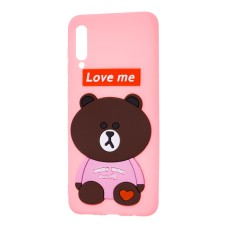 Чохол для Samsung Galaxy A50 / A50s / A30s ведмедик "Love Me" рожевий