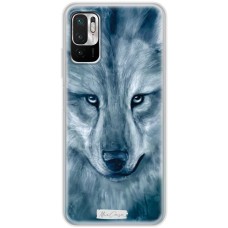 Чохол для Xiaomi Redmi Note 10 5G / Poco M3 Pro Mixcase вовк дизайн 2