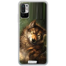 Чохол для Xiaomi Redmi Note 10 5G / Poco M3 Pro Mixcase вовк дизайн 4