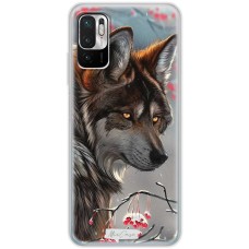 Чохол для Xiaomi Redmi Note 10 5G / Poco M3 Pro Mixcase вовк дизайн 5