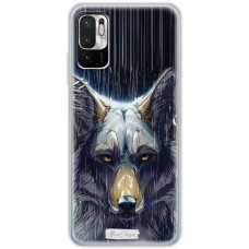 Чохол для Xiaomi Redmi Note 10 5G / Poco M3 Pro Mixcase вовк дизайн 6