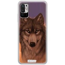 Чохол для Xiaomi Redmi Note 10 5G / Poco M3 Pro Mixcase вовк дизайн 8