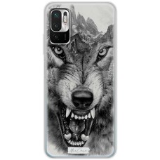 Чохол для Xiaomi Redmi Note 10 5G / Poco M3 Pro Mixcase вовк дизайн 11
