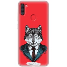 Чохол для Samsung Galaxy A11 / M11 Mixcase вовк бос