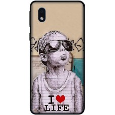 Чохол для Samsung Galaxy A01 Core (A013) MixCase графіті I love life