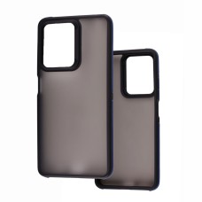 Чохол для Xiaomi Poco X5 Pro Shield Dual Color чорний / синій
