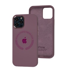 Чохол для iPhone 12 / 12 Pro Metal Camera MagSafe Silicone blueberry