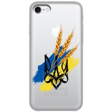 Чохол для iPhone 7 / 8 / SE MixCase патріотичні герб із колосками