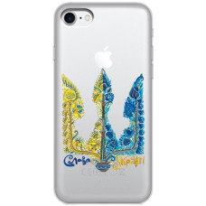 Чохол для iPhone 7 / 8 / SE MixCase патріотичні герб із колосками