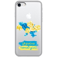 Чохол для iPhone 7 / 8 / SE MixCase патріотичні понад усе