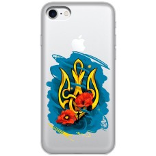 Чохол для iPhone 7 / 8 / SE MixCase патріотичні герб із маками