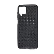 Чохол для Samsung Galaxy A12 (A125) Weaving case чорний