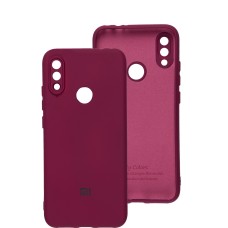 Чохол для Xiaomi  Redmi Note 7 / 7 Pro Silicone Full camera marsala