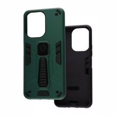 Чохол для Xiaomi Redmi 13C / Poco C65  Armor Magnetic ударостійкий зелений
