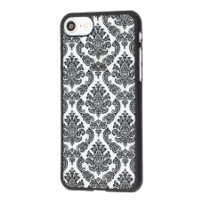 Чохол Luoya для iPhone 7/8 soft touch чорний з візерунками