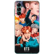 Чохол для Samsung Galaxy A04S (A047) MixCase BTS в космосі
