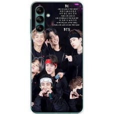 Чохол для Samsung Galaxy A04S (A047) MixCase BTS текст пісні