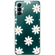 Чохол для Samsung Galaxy A04S (A047) Mixcase квіти патерн ромашок