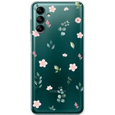Чохол для Samsung Galaxy A04S (A047) Mixcase квіти патерн квіти гілки евкаліпт
