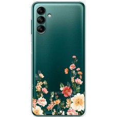 Чохол для Samsung Galaxy A04S (A047) Mixcase квіти квіточки