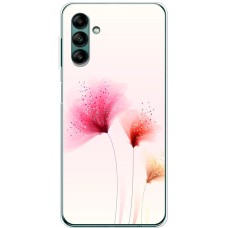 Чохол для Samsung Galaxy A04S (A047) Mixcase квіти три чарівні квітки