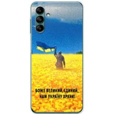 Чохол для Samsung Galaxy A04S (A047) MixCase патріотичний "доброго вечора"