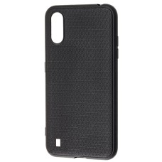 Чохол для Samsung Galaxy A01 (A015) Grid case чорний
