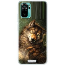 Чохол для Xiaomi Redmi Note 10 / 10s Mixcase вовк дизайн 4