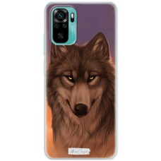 Чохол для Xiaomi Redmi Note 10 / 10s Mixcase вовк дизайн 8