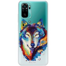 Чохол для Xiaomi Redmi Note 10 / 10s Mixcase вовк дизайн 15