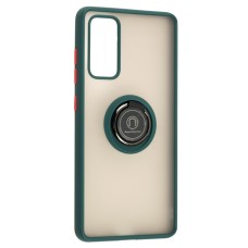 Чохол для Samsung Galaxy S20 FE (G780) / S20 Lite LikGus Edging Ring оливковий