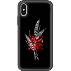 Чохол для iPhone X / Xs MixCase патріотичні орнамент пшениці