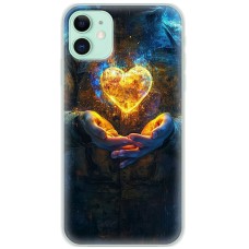 Чохол для iPhone 12 mini MixCase асорті Серце в долонях