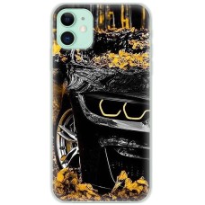 Чохол для iPhone 12 mini MixCase асорті авто в жовтому листі