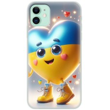Чохол для iPhone 12 mini MixCase асорті Cерце