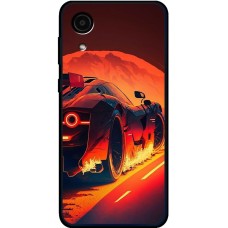 Чохол для Samsung Galaxy A03 Core (A032) MixCase машини неон жовто-помаранчева