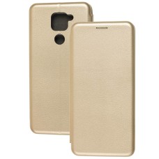 Чохол книжка Premium для Xiaomi Redmi Note 9 золотистий