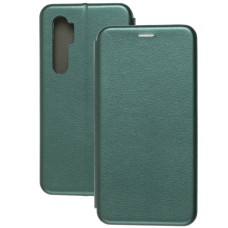 Чохол книжка Premium для Xiaomi Mi Note 10 Lite зелений