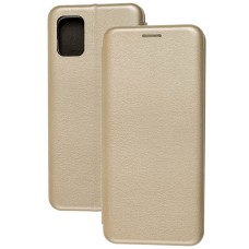 Чохол книжка Premium для Samsung Galaxy A31 (A315) золотистий