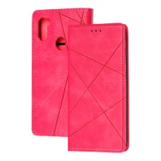 Чохол книжка Business Leather для Samsung Galaxy A11 / M11 малиновий