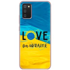 Чохол для Samsung Galaxy A02S (A025) MixCase патріотичні love Ukraine