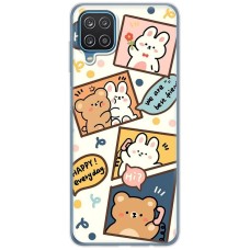Чохол для Samsung Galaxy A12 / M12 MixCase мультики happy everyday