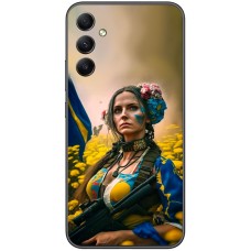 Чохол для Samsung Galaxy A24 (A245) MixCase патріотичні ніжна Українка
