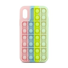 Чохол для iPhone X / Xs Pop it colors антистрес дизайн 6