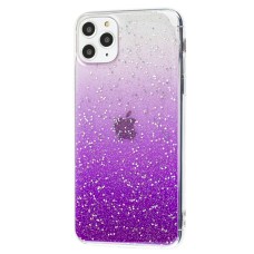 Чохол для iPhone 11 Pro Max HQ Silicone Confetti фіолетовий